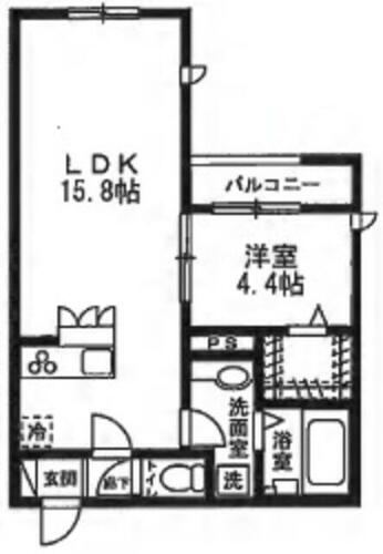 同じ建物の物件間取り写真 - ID:212042994539