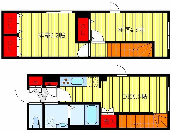 メルヴェーユ文京小石川 404｜東京都文京区白山２丁目(賃貸マンション2DK・4階・46.72㎡)の写真 その2