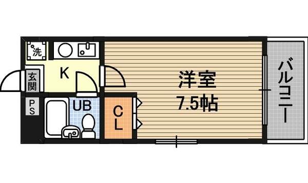 ＥＰＯ北野レジデンス｜大阪府大阪市淀川区塚本３丁目(賃貸マンション1K・5階・19.84㎡)の写真 その2