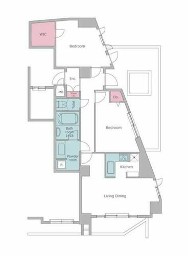 同じ建物の物件間取り写真 - ID:213103078891