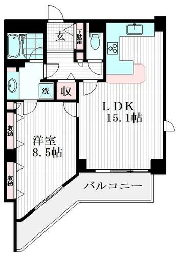 同じ建物の物件間取り写真 - ID:213101786707