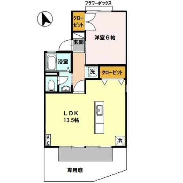 セジュールＭＴ｜和歌山県海南市船尾(賃貸アパート1LDK・1階・45.37㎡)の写真 その2