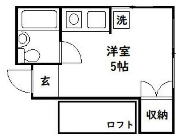 吉川ハウス｜東京都新宿区矢来町(賃貸マンション1R・2階・15.60㎡)の写真 その2