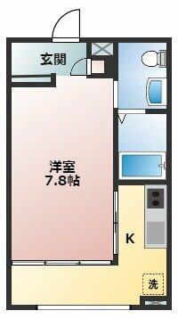 ビートル 202｜愛知県名古屋市緑区古鳴海１丁目(賃貸アパート1K・2階・24.84㎡)の写真 その2