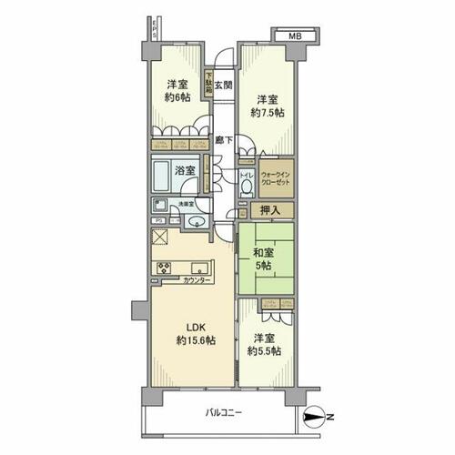 同じ建物の物件間取り写真 - ID:214053497331