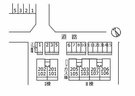 シャーメゾン昭和　Ⅰ棟 202｜徳島県徳島市昭和町８丁目(賃貸アパート1LDK・2階・46.98㎡)の写真 その16