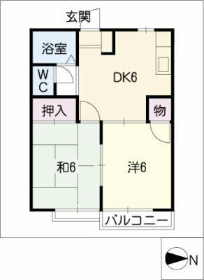 ラフォーレ木曽川の間取り