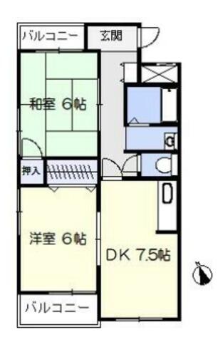 同じ建物の物件間取り写真 - ID:228048026293