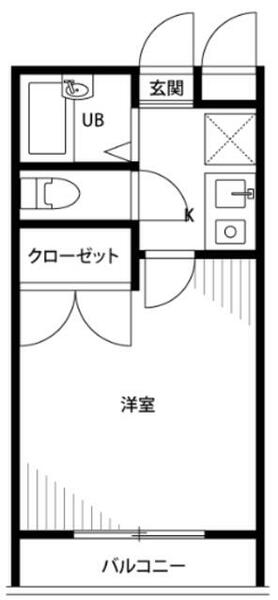 アムール矢部 204｜東京都町田市矢部町(賃貸アパート1K・2階・26.50㎡)の写真 その2