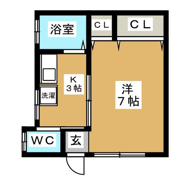シュガーハウス 102｜東京都西東京市新町１丁目(賃貸アパート1K・1階・23.04㎡)の写真 その2