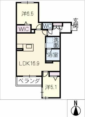 マ・メゾン上小田井の間取り