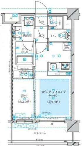 同じ建物の物件間取り写真 - ID:211046636503