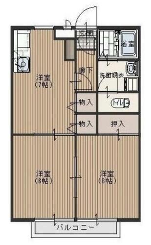 同じ建物の物件間取り写真 - ID:211046660054