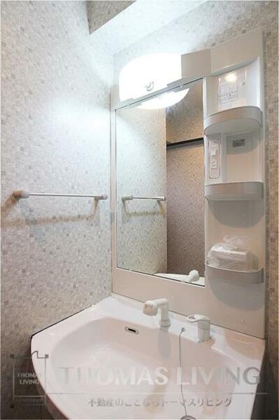 画像12:シャワー付きの独立洗面台です。
