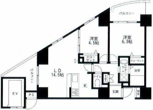 同じ建物の物件間取り写真 - ID:213103433270