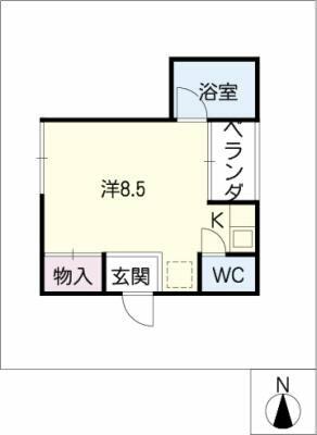 パラシオンＦＪ｜愛知県名古屋市中区富士見町(賃貸マンション1R・7階・19.00㎡)の写真 その2