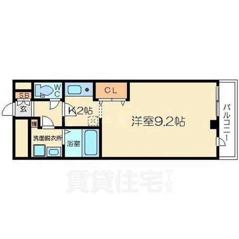 十三本町ウインズマンション２｜大阪府大阪市淀川区十三本町２丁目(賃貸マンション1R・6階・28.71㎡)の写真 その2