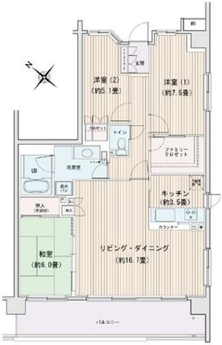 同じ建物の物件間取り写真 - ID:213103709711