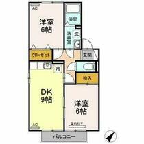 ウィング青山ＩＩ 105 ｜ 愛知県西春日井郡豊山町大字青山字東栄（賃貸アパート2DK・1階・50.42㎡） その2