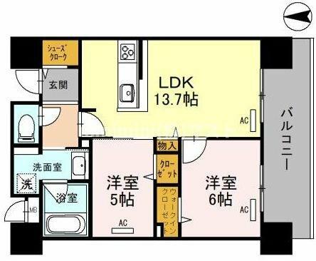 同じ建物の物件間取り写真 - ID:227082451057