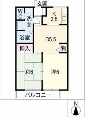 同じ建物の物件間取り写真 - ID:223032283787