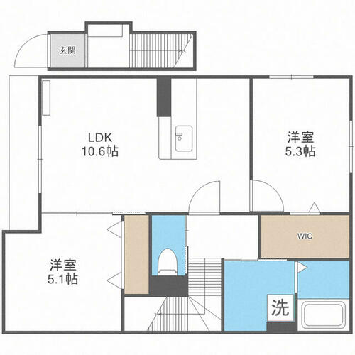 同じ建物の物件間取り写真 - ID:240028289550