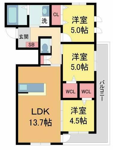 同じ建物の物件間取り写真 - ID:228047770207