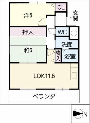 同じ建物の物件間取り写真 - ID:224004830393