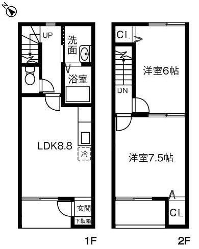 同じ建物の物件間取り写真 - ID:223030766066