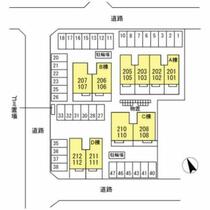 カオンＢ 206 ｜ 岐阜県羽島市福寿町間島８丁目（賃貸アパート2LDK・2階・59.54㎡） その3