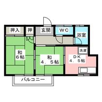 仲町ハイツ  ｜ 埼玉県さいたま市浦和区仲町３丁目（賃貸アパート2K・2階・35.24㎡） その2