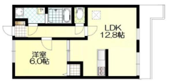 クレシア西谷｜神奈川県横浜市保土ケ谷区西谷２丁目(賃貸アパート1LDK・2階・43.27㎡)の写真 その2