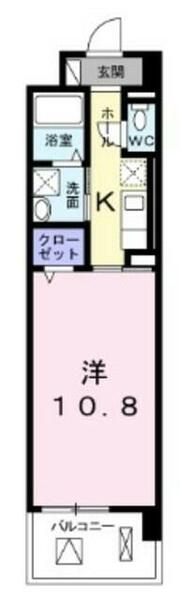 ストーンクリーク｜東京都多摩市乞田(賃貸マンション1K・4階・33.56㎡)の写真 その2