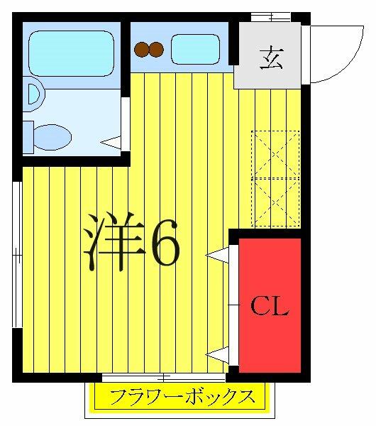 ベルメゾン中束 202｜東京都北区滝野川６丁目(賃貸アパート1R・2階・16.00㎡)の写真 その2