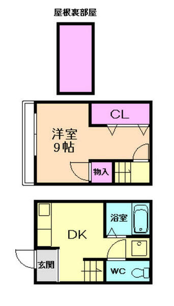 大阪府豊中市服部南町３丁目(賃貸アパート1DK・1階・30.00㎡)の写真 その2