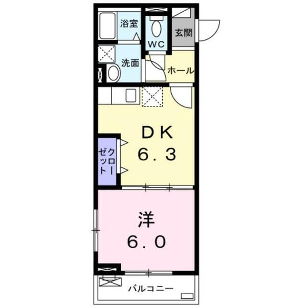 ミーサ｜埼玉県新座市栗原４丁目(賃貸アパート1DK・3階・31.22㎡)の写真 その2