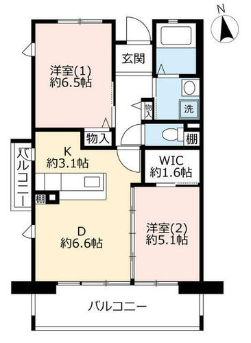 同じ建物の物件間取り写真 - ID:227073851327