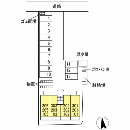 プロスパーⅡ 205｜岐阜県各務原市鵜沼三ツ池町２丁目(賃貸アパート1K・2階・33.62㎡)の写真 その12