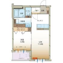 ルーナ　クレシェンテ 203 ｜ 富山県富山市天正寺（賃貸マンション1LDK・2階・40.44㎡） その2