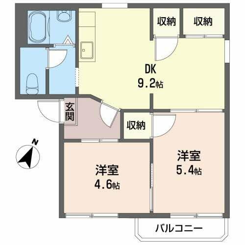 同じ建物の物件間取り写真 - ID:234023787344