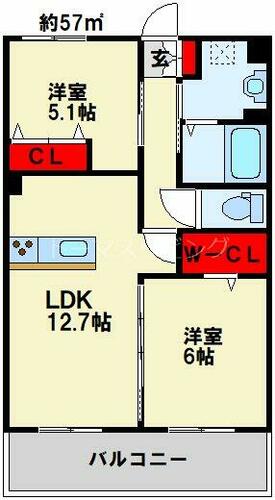 同じ建物の物件間取り写真 - ID:240024316167