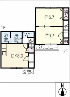 同じ建物の物件間取り写真 - ID:223032475336