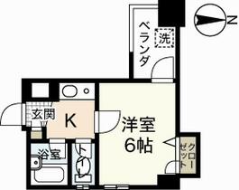 第２片山ビル  ｜ 広島県広島市中区大手町５丁目（賃貸マンション1K・8階・18.91㎡） その2