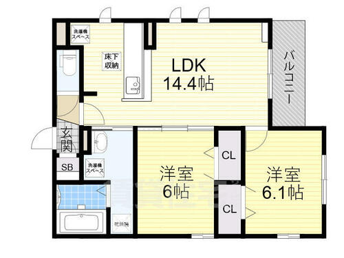 同じ建物の物件間取り写真 - ID:227080950367