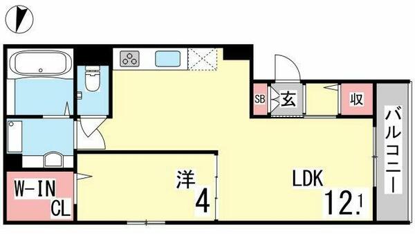 ディアコート住吉本町 201｜兵庫県神戸市東灘区住吉本町２丁目(賃貸アパート1LDK・2階・41.30㎡)の写真 その2