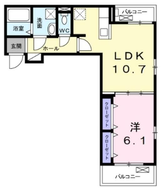 グレイスコート｜埼玉県川口市大字大竹(賃貸アパート1LDK・1階・41.97㎡)の写真 その2