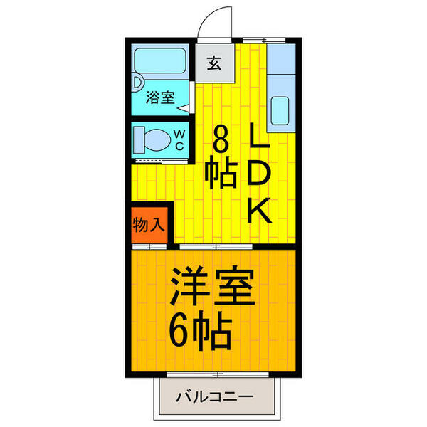 スリストンハイツ 105｜徳島県鳴門市鳴門町三ツ石字八軒浜(賃貸アパート1LDK・1階・29.00㎡)の写真 その2