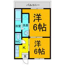 ヴィラナリー撫養 302 ｜ 徳島県鳴門市撫養町黒崎字磯崎（賃貸マンション2K・3階・29.00㎡） その2