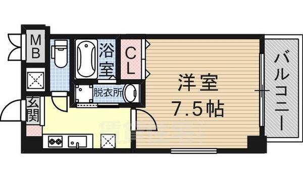 兵庫県神戸市須磨区大田町４丁目(賃貸マンション1K・11階・26.08㎡)の写真 その2