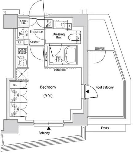 同じ建物の物件間取り写真 - ID:213103816996